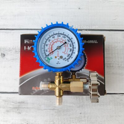 Đồng Hồ Nạp Gas Đơn Xanh R22 HONGSEN HS-466AL