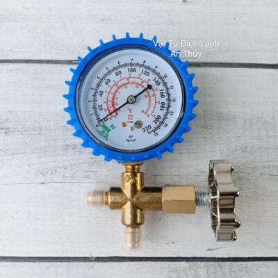 Đồng Hồ Nạp Gas Đơn Xanh R22 HONGSEN HS-466AL