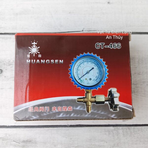 Đồng Hồ Nạp Gas Đơn Đỏ R410 HUANGSEN CT-466