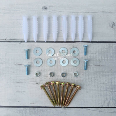 Bộ ốc vít lắp chân giá cục nóng máy lạnh
