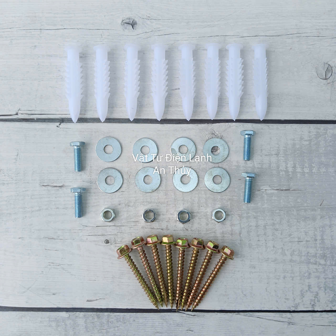 Bộ ốc vít lắp chân giá cục nóng máy lạnh Bộ ốc vít lắp chân giá cục nóng máy lạnh