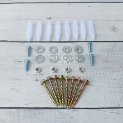Bộ ốc vít lắp chân giá cục nóng máy lạnh