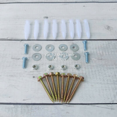 Bộ ốc vít lắp chân giá cục nóng máy lạnh