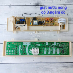 Bo mạch máy giặt PANASONIC giặt nước nóng có 3 ngàm ốc