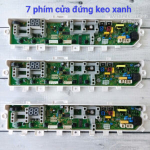 Bo mạch máy giặt SAMSUNG 7 nút cửa đứng DC92 mới keo xanh
