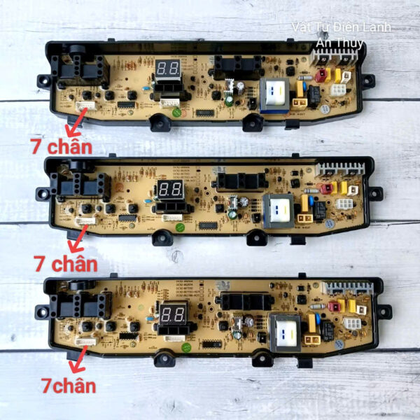 Bo mạch máy giặt SAMSUNG 6 phím 7 chân