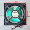 Quạt Tủ Lạnh 3 Dây 12V Kích Thước 11.3cm x 11.3cm Cánh Xanh Hàng Hãng NMB