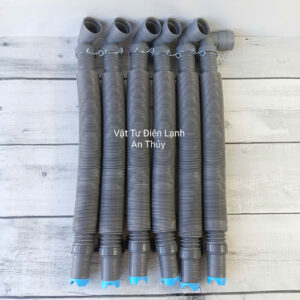 Cổ xả thoát nước máy giặt LG cửa trên màu xám