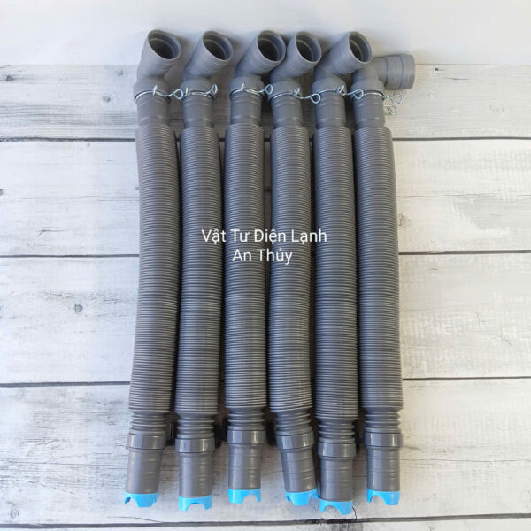 Cổ xả thoát nước máy giặt LG cửa trên màu xám
