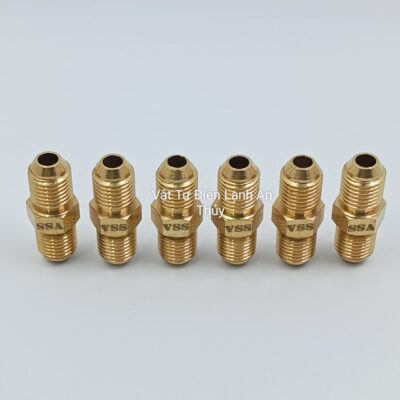 Khớp Nối Ống Đồng 2 Đầu Phi 6