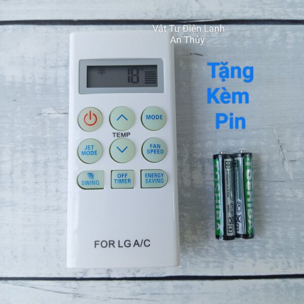 Remote Máy Lạnh LG Ngắn Mẫu Mới - Tặng Kèm Pin Hàng Hãng