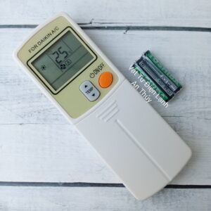 Remote Máy Lạnh DAIKIN Thường Viền Đen Mono - Tặng Kèm Pin Hàng Hãng