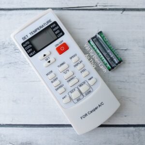 Remote Máy Lạnh CASPER Nút Nguồn Đỏ - Tặng Kèm Pin Hàng Hãng
