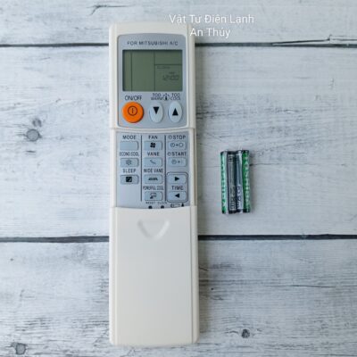 Remote Máy Lạnh MITSUBISHI Trượt - Tặng Kèm Pin Hàng Hãng