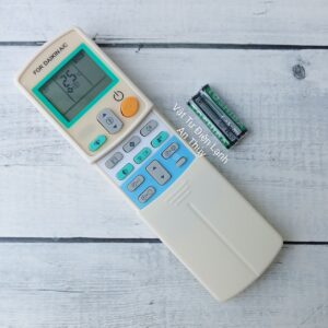 Remote Máy Lạnh DAIKIN Viền Xanh 1 Nút Xanh - Tặng Kèm Pin Hàng Hãng