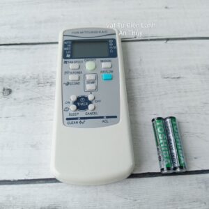 Remote Máy Lạnh MITSUBISHI HEAVY Không Có 3D - Tặng Kèm Pin Hàng Hãng