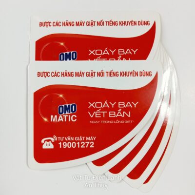 Combo 10 tem dán máy giặt SANYO khuyên dùng