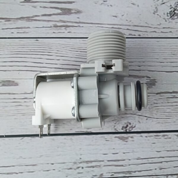 Van cấp nước máy giặt LG 12V 1 cổng mẫu ngắn màu trắng ghi
