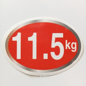 Combo 10 tem KG dán máy giặt