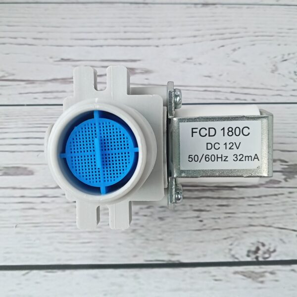 Van cấp nước máy giặt LG 12V 1 cổng mẫu ngắn màu trắng ghi