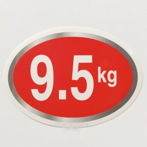 Combo 10 tem KG dán máy giặ