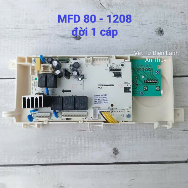 Bo mạch máy giặt MIDEA MFD 80 - 1208 đời 1 cáp hàng tốt