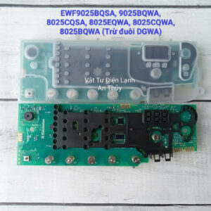 Bo mạch hiển thị máy giặt ELECTROLUX EWF9025BQSA, 9025BQWA, 8025CQSA, 8025EQWA, 8025CQWA, 8025BQWA (Trừ đuôi DGWA)