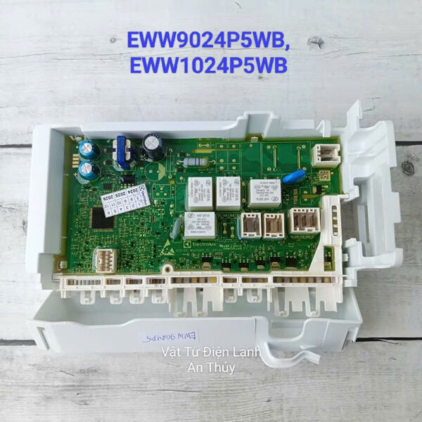 Bo mạch nguồn máy giặt ELECTROLUX EWW9024P5WB, EWW1024P5WB lắp chung máy giặt có sấy