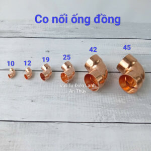 Cút nối ống đồng phi 42, 45