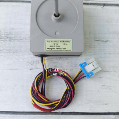 Quạt tủ lạnh sứ LG 12V 4 dây trục dài 7cm