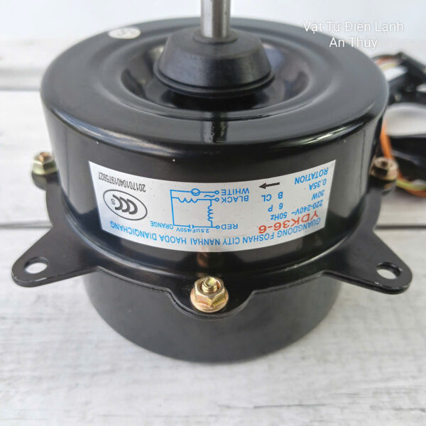 Motor quạt cục nóng máy lạnh xuôi chiều 220V-30W-0.35A 5 dây