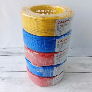 Dây điện đôi mềm Cadivi 2x0,5mm, 2x0,75mm, 2x1,0mm, 2x1,5mm, 2x2,5mm cuộn dài 100 mét