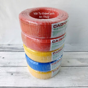 Dây điện đôi mềm Cadivi 2x0,5mm, 2x0,75mm, 2x1,0mm, 2x1,5mm, 2x2,5mm cuộn dài 100 mét