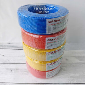 Dây điện đôi mềm Cadivi 2x0,5mm, 2x0,75mm, 2x1,0mm, 2x1,5mm, 2x2,5mm cuộn dài 100 mét