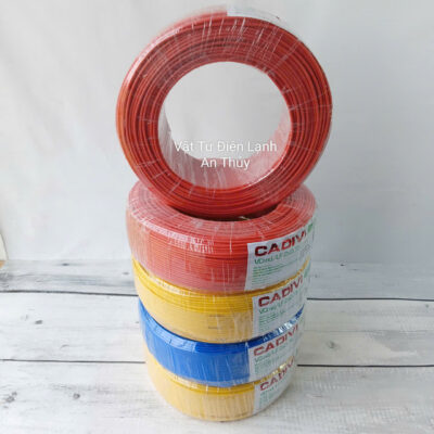 Dây điện đôi mềm Cadivi 2 x 0.75 cuộn dài 100 mét