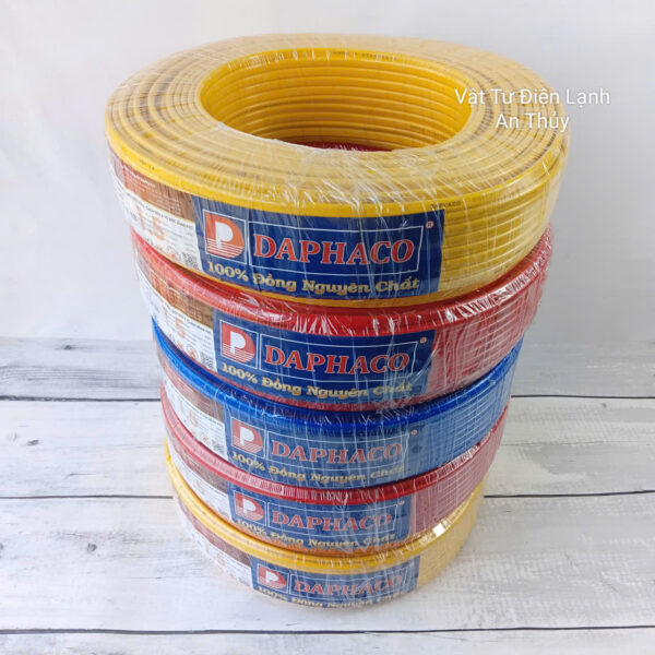 Dây điện đôi mềm DAPHACO 2x1.5mm, 2x2,5mm cuộn dài 100 mét