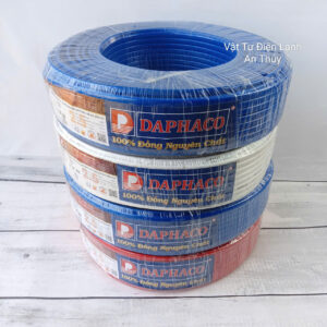 Dây điện đôi mềm DAPHACO 2x1.5mm, 2x2,5mm cuộn dài 100 mét
