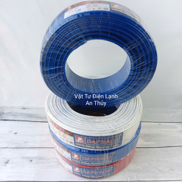Dây điện đôi mềm DAPHACO 2 x 2.5 cuộn dài 100 mét