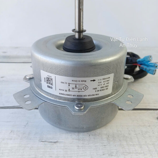 Motor quạt cục nóng máy lạnh ngược chiều 220V - 36W - 0.37A 3 dây