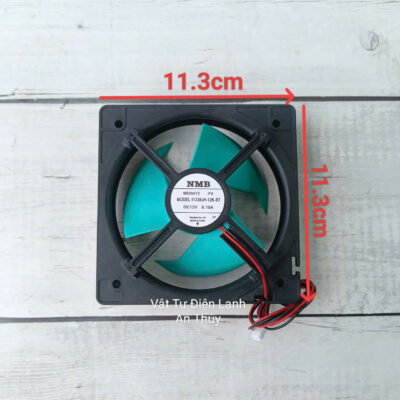 Quạt tủ lạnh Panasonic 12V 2 dây kích thước 11.3cm x 11.3cm (NMB)