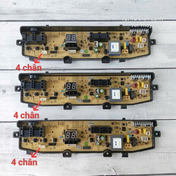 Bo mạch máy giặt SAMSUNG 6 phím 4 chân