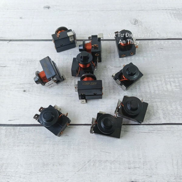 Rơ le cơ khởi động block tủ lạnh 3 chân 1/2hp