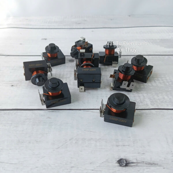 Rơ le cơ khởi động block tủ lạnh 3 chân 1/4