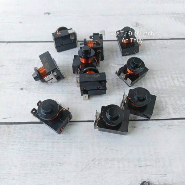Rơ le cơ khởi động block tủ lạnh 3 chân 1/2hp
