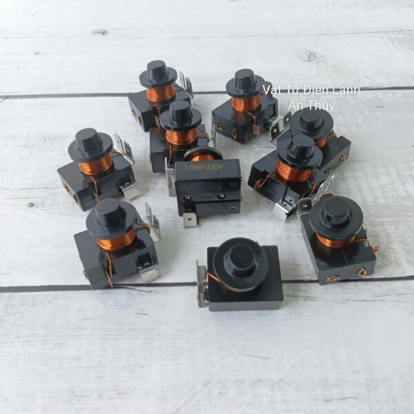 Rơ le cơ khởi động block tủ lạnh 3 chân 1/5hp