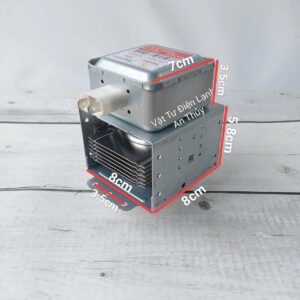 Đèn lò vi sóng nhỏ chân liền - cùng hướng rắc cắm - và hướng sóng ( 6 sóng ) 220V ( 319J )