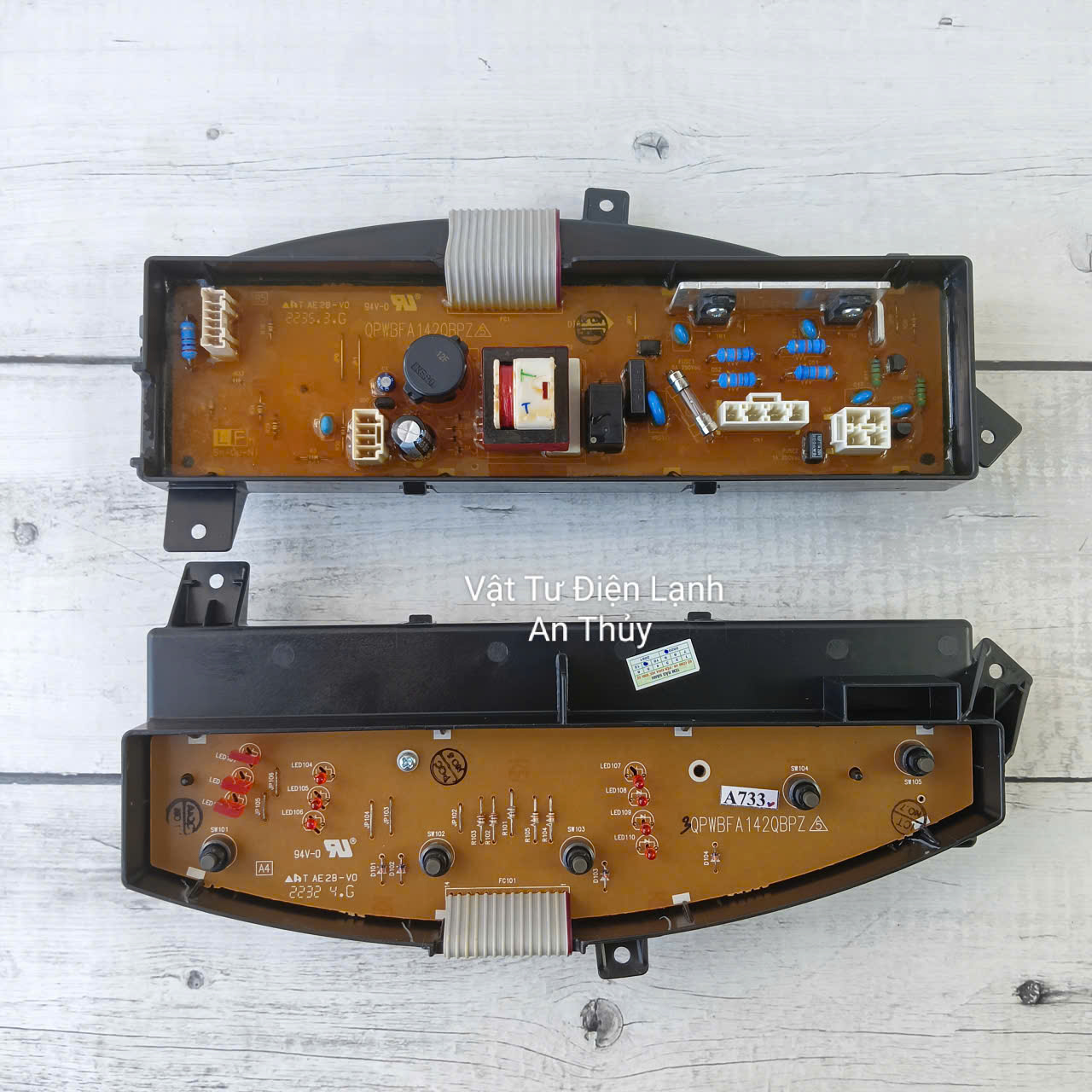 Bo mạch máy giặt Sharp ES-Q750EV - ES-Q755EV cửa đứng A733 Bo mạch máy giặt Sharp ES-Q750EV - ES-Q755EV cửa đứng A733