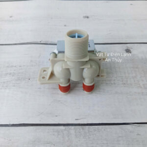 Van cấp nước máy giặt LG 2 cổng 12V có tai