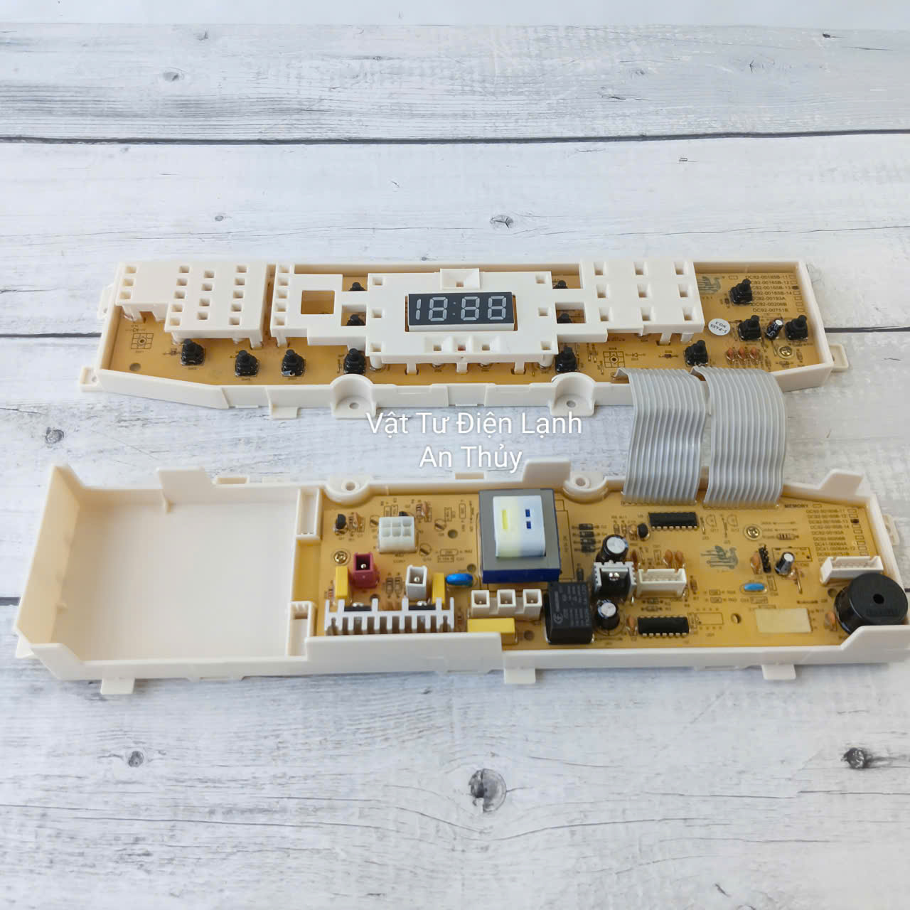 Bo mạch máy giặt Samsung 13 phím 2 mảnh mã DC92-00165B Bo mạch máy giặt Samsung 13 phím 2 mảnh mã DC92-00165B