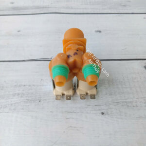 Van cấp nước máy giặt Lg, Samsung, Electrolux 2 cổng 220V màu cam hàng tốt